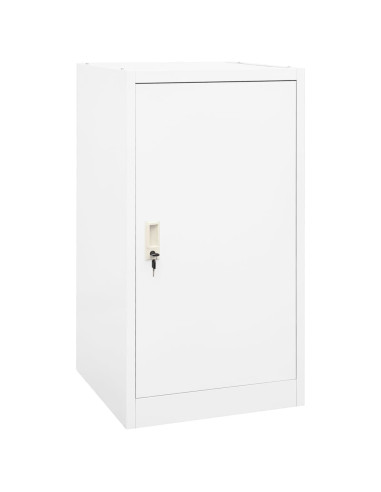 Armadio Porta Sella Bianco 53x53x105 cm in Acciaio