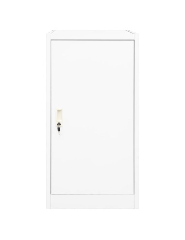 Armadio Porta Sella Bianco 53x53x105 cm in Acciaio