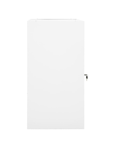 Armadio Porta Sella Bianco 53x53x105 cm in Acciaio