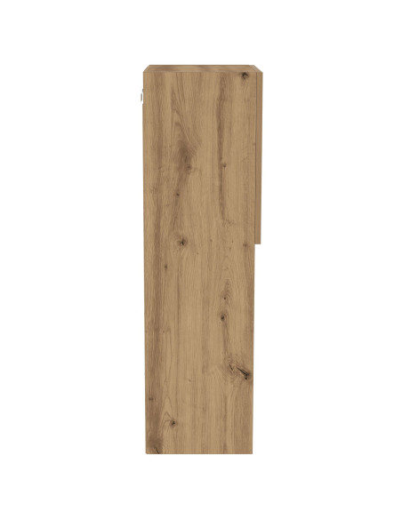 Mobile TV  con luci LED Rovere Artisan 40,5x30x102 cm
