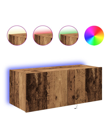 Mobile TV da parete Legno vecchio 80 x 35 x 31 cm