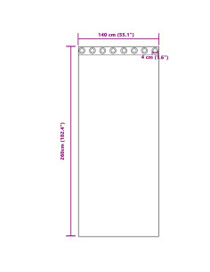 Tende oscuranti 2 pcs Rosso Vino 140 x 260 cm Velluto
