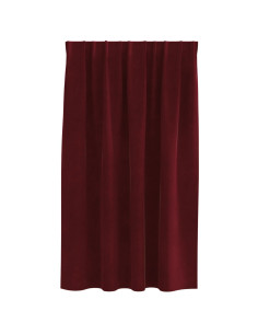 Tende oscuranti 2 pcs Rosso Vino 140 x 140 cm Velluto