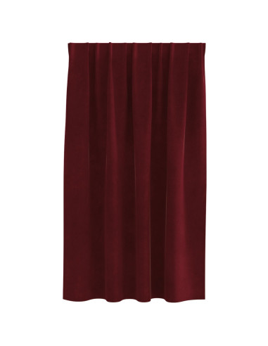 Tende oscuranti 2 pcs Rosso Vino 140 x 140 cm Velluto