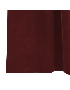 Tende oscuranti 2 pcs Rosso Vino 140 x 140 cm Velluto