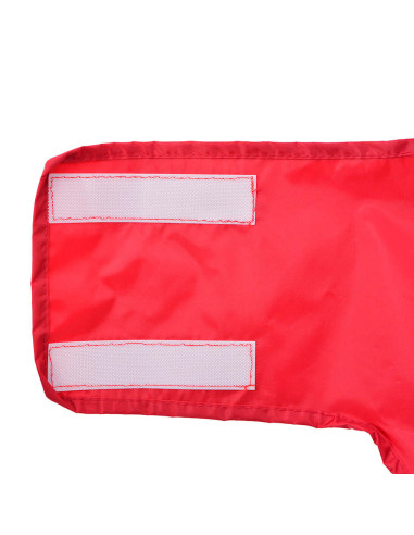 Impermeabile per Cani con Strisce Riflettenti Poliestere 2XL