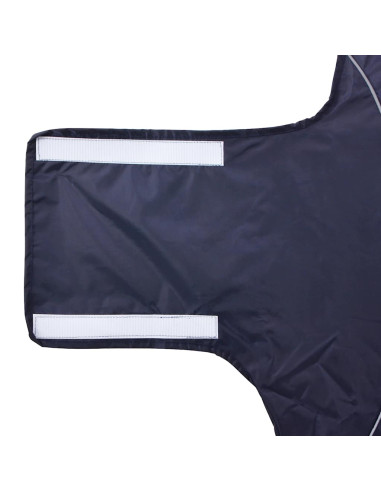 Impermeabile per Cani con Strisce Riflettenti Poliestere 3XL