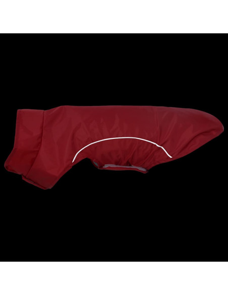 Impermeabile per Cani con Strisce Riflettenti Poliestere XS