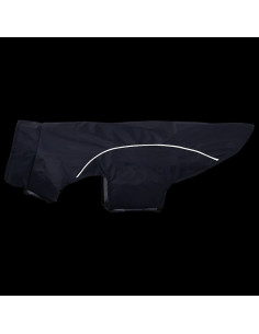 Impermeabile per Cani con Strisce Riflettenti Poliestere L 2