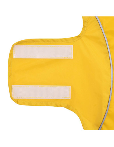 Impermeabile per Cani con Strisce Riflettenti Poliestere S