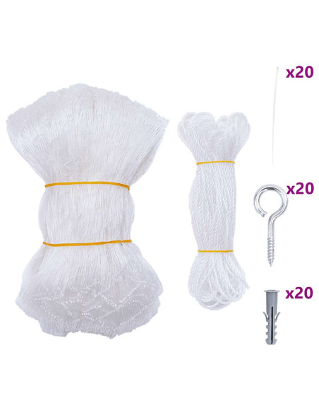 Rete per Gatti Trasparente 4x3 m in Nylon
