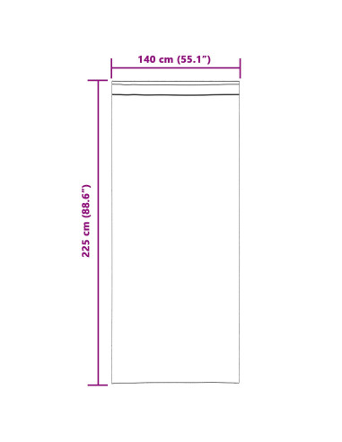 Tende oscuranti 2 pcs Rosso Vino 140 x 225 cm Velluto