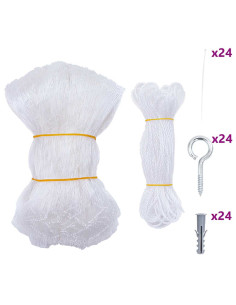 Rete per Gatti Trasparente 12x3 m in Nylon 2