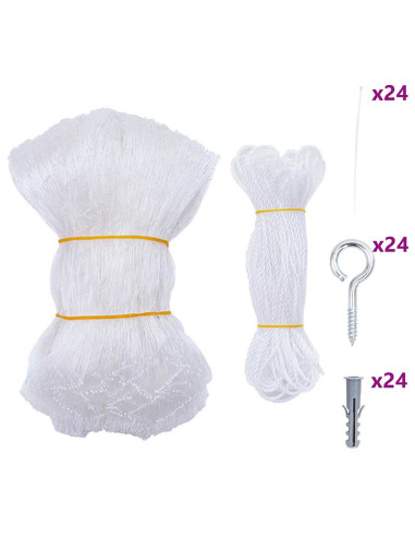 Rete per Gatti Trasparente 12x3 m in Nylon