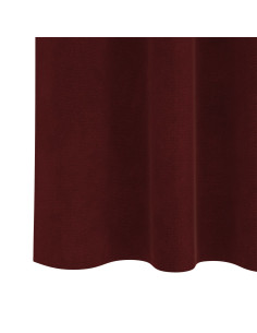 Tende oscuranti 2 pcs Rosso Vino 140 x 260 cm Velluto 2