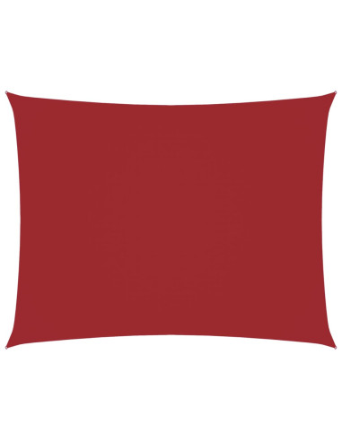 Parasole a Vela Oxford Rettangolare 3,5x4,5 m Rosso