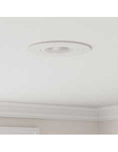 Spotlight 12 pcs Bianco 9 x 9 x 2 cm Alluminio 2