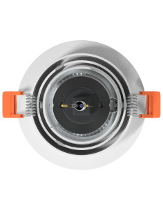 Spotlight 24 pcs Bianco 9 x 9 x 2 cm Alluminio 2