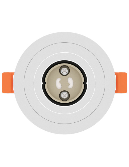 Spotlight 24 pcs Bianco 9 x 9 x 2 cm Alluminio