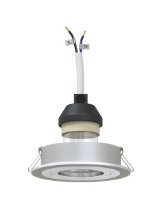 Spotlight 24 pcs Argento 9 x 9 x 2 cm Alluminio 2