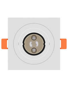 Spotlight 6 pcs Bianco 9 x 9 x 2 cm Alluminio 2