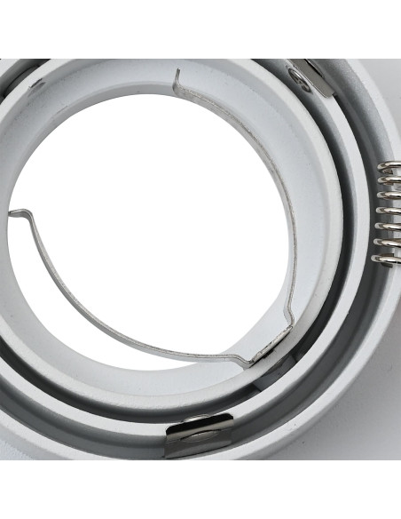 Fari incassati  24 pz Quadrati GU10 Bianchi 91x91 mm