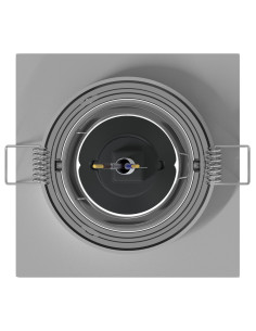 Spotlight 12 pcs Argento 9 x 9 x 2 cm Alluminio 2