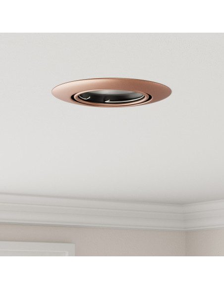 Lampade da Incasso  24 pezzi Rotonde GU10 Rame Ø90 mm Acciaio
