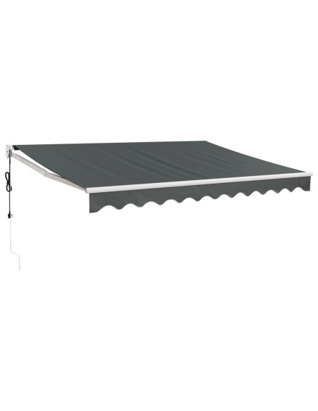 Tenda Sole Automatica Retrattile Antracite 3,5x2,5 m