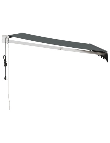 Tenda Sole Automatica Retrattile Antracite 3,5x2,5 m