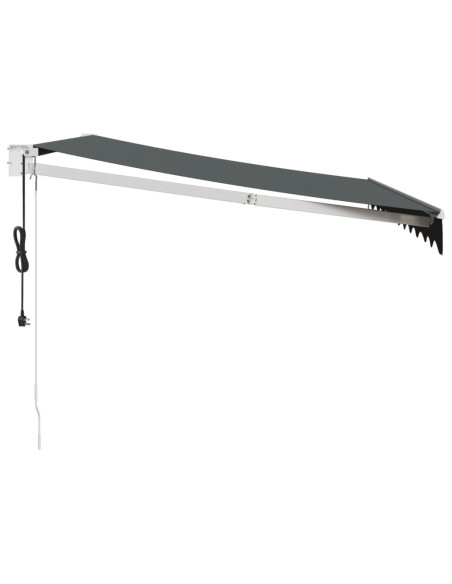Tenda Sole Automatica Retrattile Antracite 3,5x2,5 m