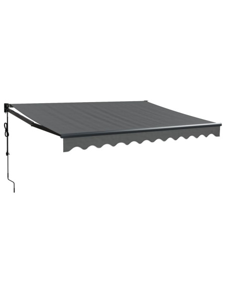 Tenda Sole Automatica Retrattile Antracite 3,5x2,5 m