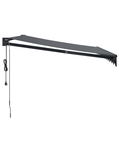 Tenda Sole Automatica Retrattile Antracite 3,5x2,5 m