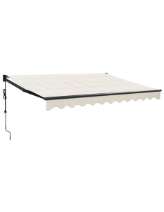 Tenda Sole Automatica Retrattile Crema 3,5x2,5 m 2