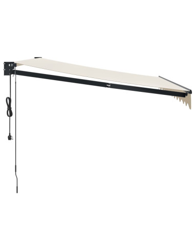 Tenda Sole Automatica Retrattile Crema 3,5x2,5 m