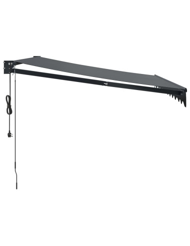 Tenda Sole Automatica Retrattile Antracite 3x2,5 m