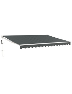 Tenda Sole Automatica Retrattile Antracite 4,5x3 m 2
