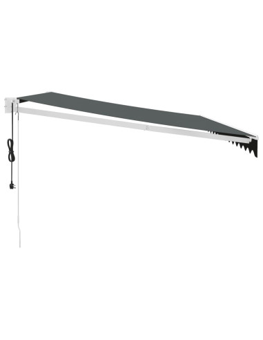 Tenda Sole Automatica Retrattile Antracite 4,5x3 m