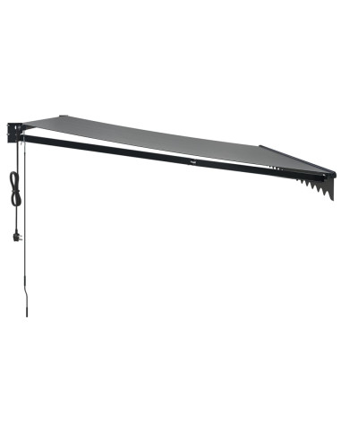 Tenda Sole Automatica Retrattile Antracite 4,5x3 m