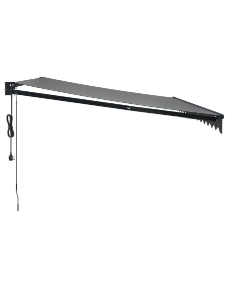 Tenda Sole Automatica Retrattile Antracite 4,5x3 m