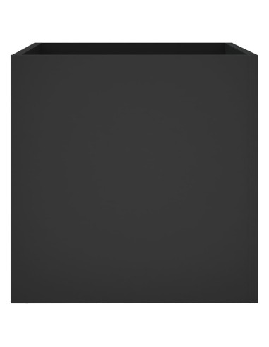 Fioriera Nera 40x40x40 cm in Legno Multistrato