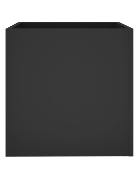 Fioriera Nera 40x40x40 cm in Legno Multistrato