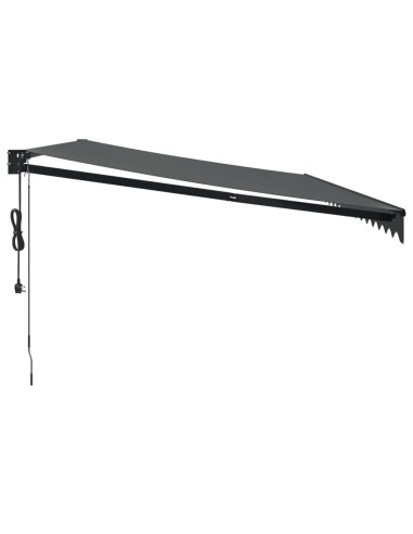 Tenda Sole Automatica Retrattile Antracite 5x3 m