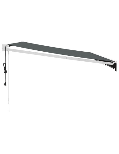 Tenda Sole Automatica Retrattile Antracite 5x3 m