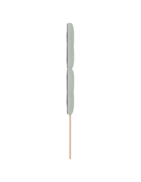 Testata LED Grigio Chiaro 80 cm Velluto