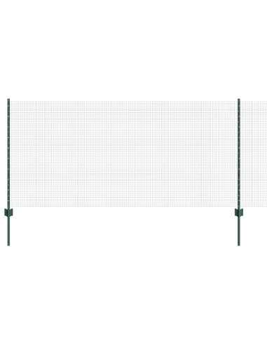 Recinzione con Posto Verde 1 x 100 m Acciaio e PVC