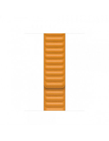 Apple 40mm California Poppy Leather Link - M/L Band Arancione Pelle