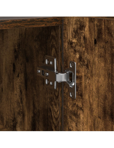Credenza Rovere fumé 116 x 30 x 75 cm Legno multistrato