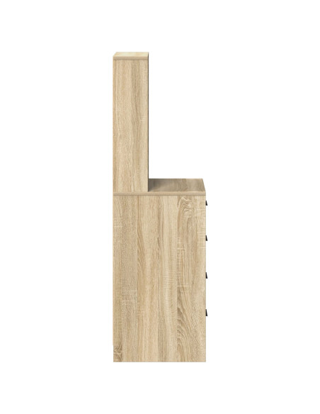Highboard Rovere Sonoma 40x41x135 cm Legno ingegnerizzato