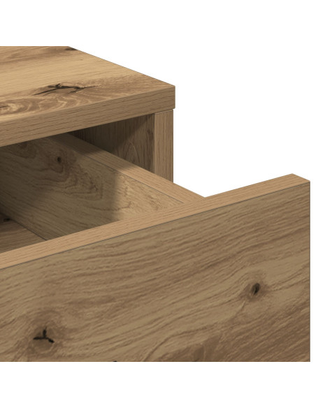 Highboard in Quercia Artigianale 40x41x135 cm Legno Ingegnerizzato